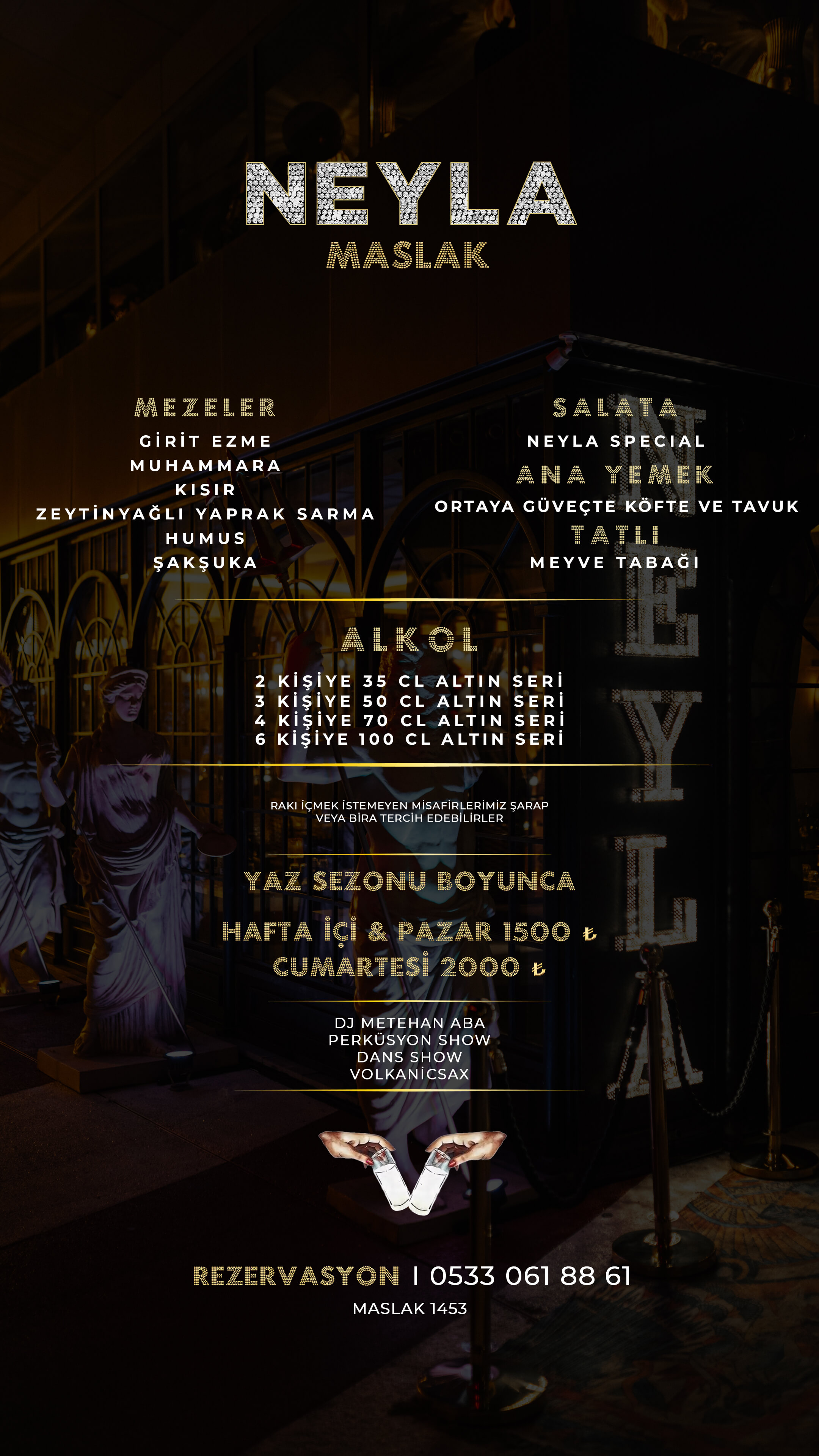 Rakı Menüsü